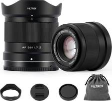 „VILTROX“ 56 mm F1.7 „Air“ objektyvas su „Z“ jungtimi, skirtas „Nikon“ fotoaparatams su „Z“ jungtimi ir „APS-C“ jutikliu, su dideliu diafragmos atidarymu ir automatiniu fokusavimu, tinka modeliams „Nikon Z30“, „Z50“, „Z50II“, „ZFC“, „Z5“, „Z5II“, „Z6II“,