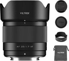 „VILTROX“ AF 25 mm F1.7 objektyvas, skirtas „Fuji X-Mount“ jungčiai, f/1,7 APS-C automatinio fokusavimo centrinis teleobjektyvas, suderinamas su „Fuji X-Mount“ fotoaparatais „X-A1“, „X-E1“, „X-H1“, „X-M1“, „X-Pro2“, „X-Pro3“, „X-S10“, „XT30II“, „X-H2S“, „