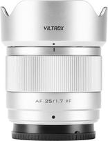 „VILTROX“ AF 25 mm F1.7 X jungties APS-C objektyvas, skirtas „Fuji“ fotoaparatams, sidabrinis | 25 mm f1.7, F1.7 didelės apertūros autofokusinis objektyvas, skirtas „Fuji“ X-T4, X-T10, X-T20, X-T30, XT30II, X-H2, X-H2S, X-T5, X-S20, X-T50, X-M5