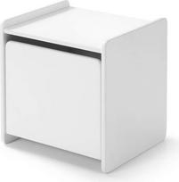 „Vipack“ KINA1214 „Kiddy Chev“ iš baltos MDF plokštės su masyviu pušies medžiu, 40x36x40 cm