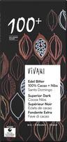„Vivani“ – „Noble Bitter“ 100 % kakavos + kakavos pupelių šokoladas „Santo Domingo“ – 80 g – 10 vnt. pakuotė