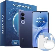 „vivo V70 FE 5G“ | 8GB + 256GB | „ZEISS“ kamera | įskaitant 90 W greitojo įkrovimo įrenginį ir „TWS 3e“