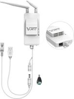 „VONETS“ 5 GHz pramoninis mini WLAN maršrutizatorius-tiltas-kartotuvas, LAN–WLAN adapteris, belaidis tiltas, konvertuojantis RJ45 jungtį į belaidį ryšį, 2 išorinės antenos, „VAP11S-5G“ su pažangiu aušinimo ventiliatoriumi
