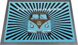 „VW T1“ autobuso kilimėlis, 70 x 50 cm – „Samba Stripes“ / benzino spalvos