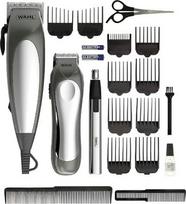 „Wahl Clipper Kit Deluxe“ dovanų rinkinys, plaukų kirpimo mašinėlės dovanų rinkinys, vyrų plaukų kirpimo mašinėlė, 3-in-1 laidinė galvos skutimo mašinėlė, vyrų plaukų kirpimo mašinėlė, barzdos kirpimo mašinėlė, asmeninė kirpimo mašinėlė