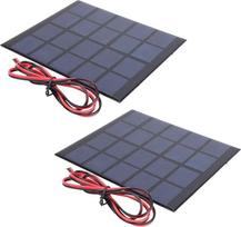 „Walfront“ polisilicio saulės baterija 5 V, 500 mA, 2,5 W – mini saulės elementų modulis su