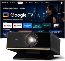 „WANBO X7 Pro Max“ išmanusis projektorius, namų kino sistema, tinkamas naudoti dienos šviesoje, su oficialia „Google TV 14“ ir „Netflix“, 1500 ANSI, 4K palaikymas, MEMC HDR10, 20 W „Dolby eARC“, HDMI 2.1, WLAN, „Bluetooth“, 1080p FHD lauko projektorius, r