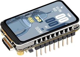 „Waveshare“ ESP32-C6 1,47 colio ekrano plėtros plokštė, 172 x 320, 262 tūkst. spalvų, 160 MHz vieno branduolio veikimo dažnis, palaiko „Wi-Fi 6“ ir „Bluetooth“, su spalvinga RGB LED lempute, ESP32 su ekranu, su kontaktų juosta