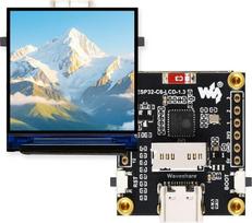 „Waveshare“ ESP32-C6 1,3 colio LCD ekrano plėtros plokštė, 240 x 240 pikselių, 262 tūkst. spalvų, palaiko „Wi-Fi 6“ ir „BLE 5“, be jungties