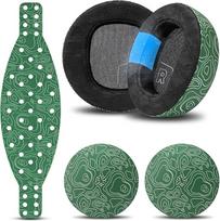 „WC Mod Kit“ – ausų pagalvėlės, galvos juosta ir šoniniai skydeliai, skirti „Audeze Maxwell 2“ ausinėms | Gamintojas: „Wicked Cushions“ | Ypač plati silikoninė galvos juosta, magnetinės plokštelės ir gelinės ausų pagalvėlės | Skirta „Maxwell 2“ ir „2ANC“