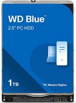 „WD Blue“ 1 TB vidinis kompiuterio kietasis diskas, 2,5 colio, 5400 aps/min, SATA 6Gbps, 128MB talpos kešinė atmintis