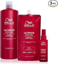 „Wella Professionals Ultimate Repair“ giliai valantis šampūnas – atkuriamasis šampūnas su „Metal Purifier“ technologija, apsaugantis nuo kenksmingų medžiagų – drėkinantis šampūnas su prabangiu aromatu – 1 l