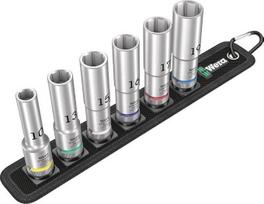 „Wera Belt C Deep 1“ 05004565001 raktų komplektas su 1/2 colio jungtimi, 6 vnt.