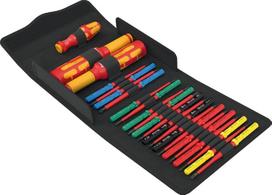 „Wera Kraftform Kompakt“ 05006633001 „VDE Safe-Torque“ greičio reguliavimo spintelės rinkinys Nr. 1, 23 dalių
