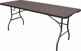 „WERKA PRO“ sulankstomas stalas su medžio imitacija, 180 x 74 x 74 cm