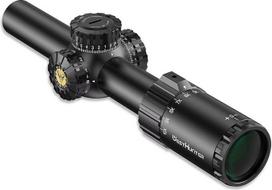 „WestHunter Optics“ HD GEN2 1–10x24 IR LPVO šautuvo optinis taikiklis, 30 mm centrinis vamzdis, antrasis vaizdo lygis, apšviestas, 1/4 MOA tikslumas, kompaktiškas šautuvo optinis taikiklis, skirtas sportiniam šaudymui