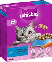 „Whiskas“ sausas maistas su tunais, skirtas katėms nuo 1 metų, 800 g