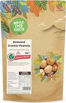 „Wholefood Earth“ jūros dumblių krekeriai su žemės riešutais, 1 kg | Be GMO | Be pieno produktų