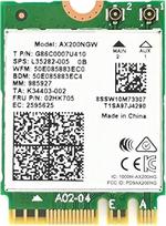 „WiFi“ plokštė AX200 AX200NGW, 9260 AC 9260NGW – atnaujinta tinklo plokštė, „Wi-Fi 6“ modulis, 2x2 MU-MIMO belaidžio ryšio plokštė su „Bluetooth“ 5.0, suderinama su „Windows 10“ (64 bitų), „Gigabit“ M.2/NGFF