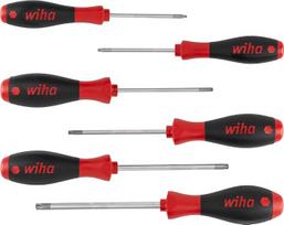 „Wiha“ atsuktuvų rinkinys „SoftFinish“ (07155), 6 vnt. | Atsuktuvų rinkinys kasdieniam naudojimui, rankdarbiams, pramonei | Atsuktuvai „Torx“
