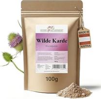 „Wild Karde“ milteliai – 100 g, Dipsacus Fullonum, smulkiai sumalti, natūralūs, aukščiausios kokybės, pagaminti Austrijoje