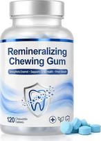 „wildaura“ remineralizuojanti kramtomoji guma, 120 dražė | Su hidroksiapatitu dantų emaliui stiprinti, be cukraus, su mėtų skoniu, užtikrina gaivų kvapą ir dantenų priežiūrą, skirta kasdieninei burnos higienai