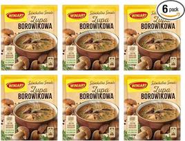 „Winiary“ grybų „Porcini“ kreminė sriuba, 6 x 44 g – „Maggi“ grybų „Porcini“ sriuba – sriubos milteliai maišelyje