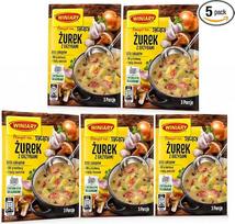 „Winiary“ lenkų sriubos „Zurek“ su grybais pakuotė (5 vnt.), 5 x 49 g