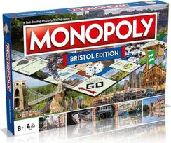 „Winning Moves“ stalo žaidimas „Monopolis“ (Bristol), kelionė po žaidimo lentą, pirkimas ir mainai kelyje į sėkmę – puiki dovana vaikams nuo 8 metų