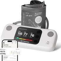 „Withings BPM Vision“ kraujospūdžio matuoklis su EKG „2-in-1“ | „2-in-1“: kraujospūdžio matavimas ir 30 sek. trukmės EKG (prieširdžių virpėjimas), prijungiamas prietaisas, 1 metų baterija, „Wi-Fi“ ir „Bluetooth“, suderinamas su „iOS“ ir „Google Health“