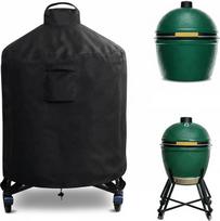 „WOMACO“ didelis „Green Egg“ dangtis – neperšlampamas keraminių grilių dangtis, skirtas intensyviam naudojimui lauke; mažas, vidutinis, XL dydžio, dūminės žalios spalvos, su ventiliacijos angomis apsauginiai dangčiai (X-Large, juodos spalvos)