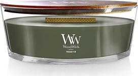 „Woodwick“ elipsės formos kvapioji žvakė su traškėjančiu dagčiu