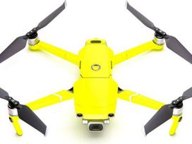 „WRAPGRADE“ pagrindinis įrenginio apvalkalas, suderinamas su „DJI Mavic 2“ (neono geltona spalva)