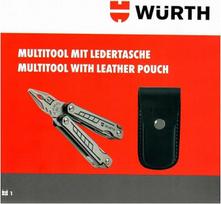 „Würth“ daugiafunkcinis įrankis su odiniu dėklu. 2 vnt. daugiafunkcinių įrankių rinkinys
