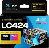 „X-Toner LC424“ spausdintuvo kasetė, suderinama su „Brother“ DCP-J1200W ir DCP-J1200WE modeliais
