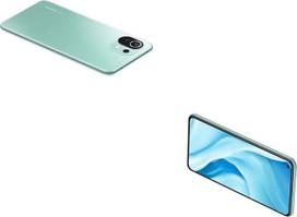 „XIAOMI 11 Lite 5G NE“ išmanusis telefonas su 6,55 colių FHD+ AMOLED „DotDisplay“ ekranu, „Qualcomm Snapdragon 778G“ procesoriumi, triguba kamera (64 MP + 8 MP + 5 MP), 4250 mAh baterija, 8+128GB, mėtų žalios spalvos