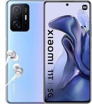 „Xiaomi 11T 5G“ išmanusis telefonas + ausinės (8 + 128GB, 6,67 colių 120 Hz AMOLED ekranas ir „Dolby Atmos“, 108 MP profesionalios kokybės kamera, „MediaTek Dimensity 1200-Ultra“, 67 W „Turbo Charge“) mėlynos spalvos – tik „Amazon“