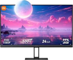 „XIAOMI A24i“ monitorius, 24 coliai – „Full HD“ IPS, 100 Hz, 6 ms, 99 % sRGB, mažai mėlynos šviesos, 250 nitų, be rėmelio, juodos spalvos