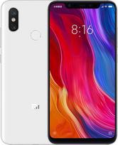 „Xiaomi Mi 8“ 6,21 colio dviejų SIM kortelių išmanusis telefonas, tarptautinė versija, vieno SIM, baltas