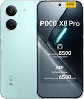 „XIAOMI Poco X8 Pro 5G“ išmanusis telefonas, 8+512GB, „Android 16“, žalias, „MediaTek Dimensity 8500 Ultra“, itin ryškus AMOLED ekranas, 6500 mAh, 100 W, 50 MP „Sony IMX882“ kamera su įkrovikliu