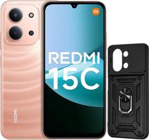 „XIAOMI Redmi 15C“ išmanusis telefonas – 4GB / 256GB, ekranas 6,9 colių, 120 Hz, 50 MP dviguba kamera, 6000 mAh, oranžinės spalvos, be įkroviklio (su telefono dėklu)