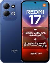 „XIAOMI REDMI 17 5G“, išmanusis telefonas, 4 + 128GB, mėlynos spalvos, 7500 mAh baterija, 45 W