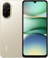 „Xiaomi Redmi A5“ išmanusis telefonas, 6,88 colio ekranas, 4GB + 128GB, dvi SIM kortelės, 4G, 5200 mAh baterija, 15 W, auksinė spalva (su įkrovikliu)