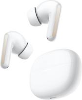 „XIAOMI Redmi Buds 8“ ausinės, 50 dB aktyvus triukšmo slopinimas (ANC), 11 val. + 44 val. baterijos veikimo laikas, baltos | 11 mm dinaminiai garsiakalbiai, „Hi-Res“, 3 mikrofonų AI skambučių triukšmo slopinimas, IP54