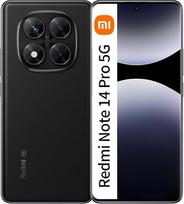 „XIAOMI Redmi Note 14 Pro 5G“ išmanusis telefonas su 12GB RAM + 512GB ROM, 6,67 colių ekranu, 120 Hz atnaujinimo dažniu, 200 MP kamera, 5110 mAh baterija ir 45 W įkrovikliu, juodos spalvos (su įkrovikliu)