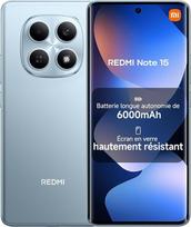 „XIAOMI Redmi Note 15“ NFC išmanusis telefonas, 6+128GB, mėlynos spalvos, 108 MP kamera, IP64, 120 Hz, „Mediatek Helio G100 Ultra“, „Android 15“, 33 W greitasis įkrovimas, 6000 mAh baterija, be įkroviklio