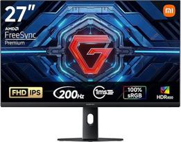 „XIAOMI“ 27 colių žaidimų monitorius, 200 Hz, 1 ms GTG, „FreeSync Premium“, P27FDA-RGGL | HDR 400, „Fast IPS“, 100 % sRGB, 95 % DCI-P3, ΔE < 2, TÜV sertifikatas, patvirtinantis mažą mėlynosios šviesos spinduliavimą (HDMI 2.0/DP 1.4)