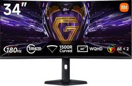 „XIAOMI“ 34 colių 2K išlenktas žaidimų monitorius, 180 Hz, 1 ms GTG, 1500R