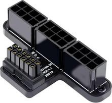 „xiwai“ ATX 3.0 GPU PCI-E 5.0 jungtis, 90 laipsnių kampu nukreipta žemyn, 12 V HPWR modulinis maitinimas su trimis ATX 8P adapteriais, skirta 4080 ir 5090TI 12+4P vaizdo plokštėms