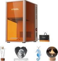 „xTool F2 Ultra“ UV lazerinis graviravimo įrenginys, skirtas tik komerciniams vartotojams, 5 W UV lazeris, 3D stiklo vidinis graviravimas ir smulkiausių detalių apdorojimas, dvi 48 MP kameros, 15 000 mm/s greitis, tikslumas dirbant su stiklu, plastiku, ak